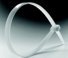 Kabelbinder Nylon weiss-transparent